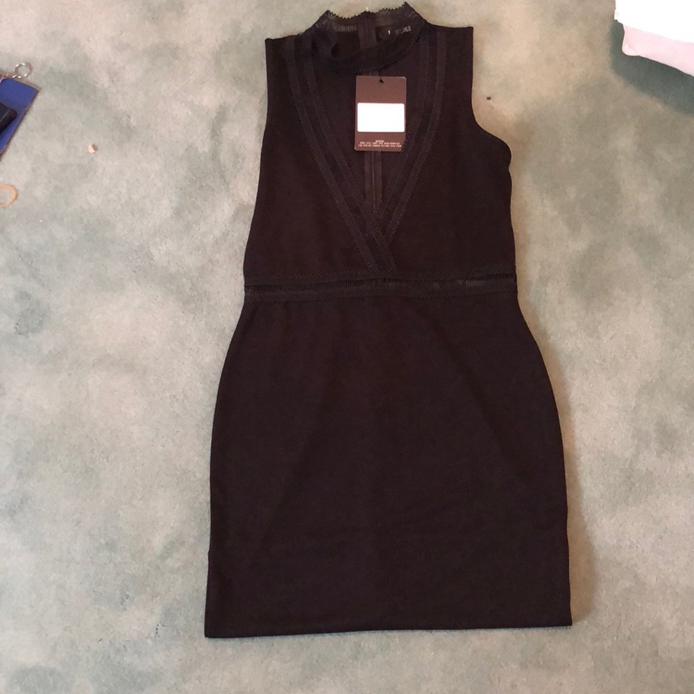 Misguided lace bodycon dress